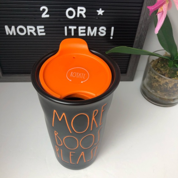 NEW Rae Dunn MORE BOOS PLEASE cup tumbler - Picture 3 of 10